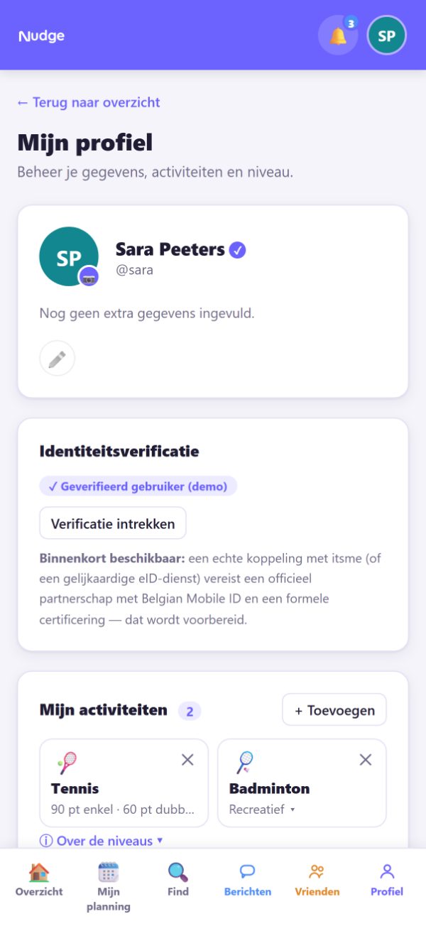 Je profiel en privacy-instellingen